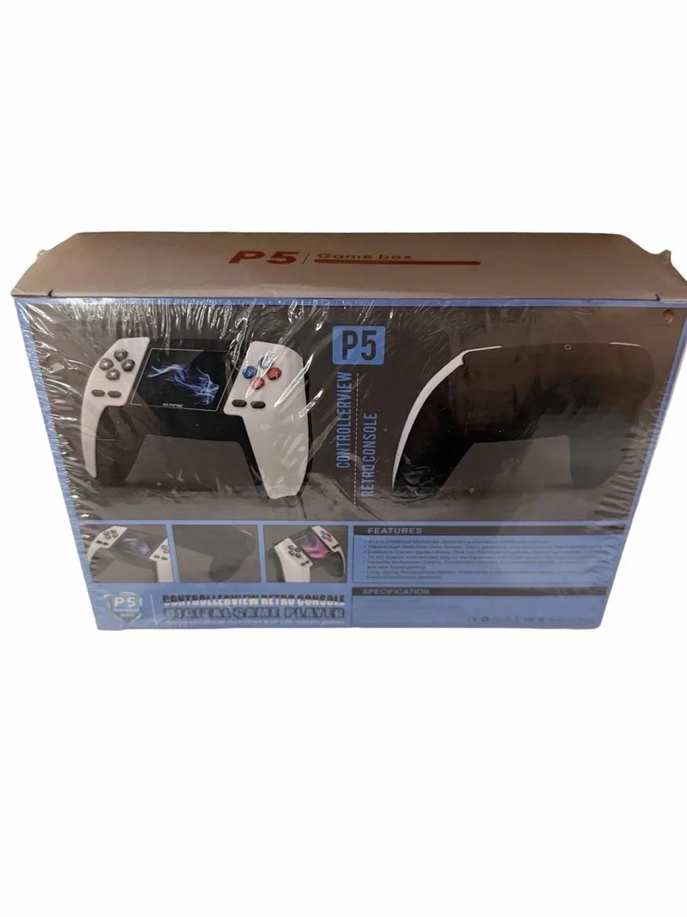ControllerView Retro Console P5 Handheld - Blue